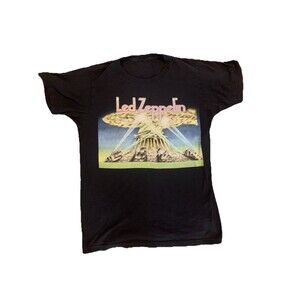 Led Zeppelin Blimp With Searchlight Band Tee